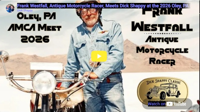 Frank Westfall, Antique Motorcycle Racer